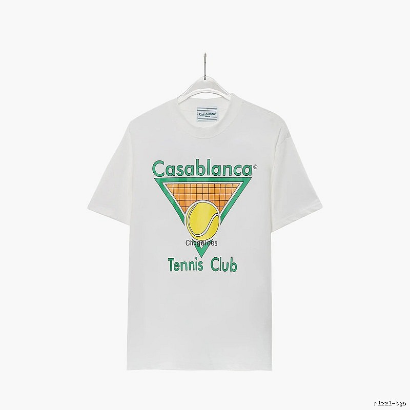 Casablanca Tennis Style White T-shirt