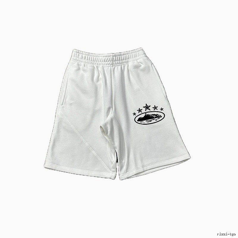 Corteiz star - printed white shorts