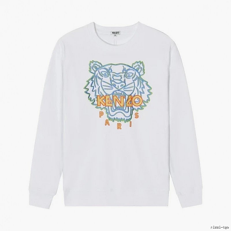 Kenzo Style Kc22 Tiger SweatShirt Color Pop Graphic