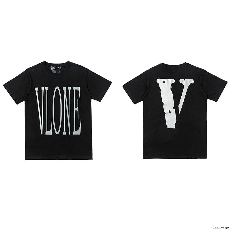 Vlone Compact Logo T-shirt Black Purple Vlone for Sport-Inspired Styling